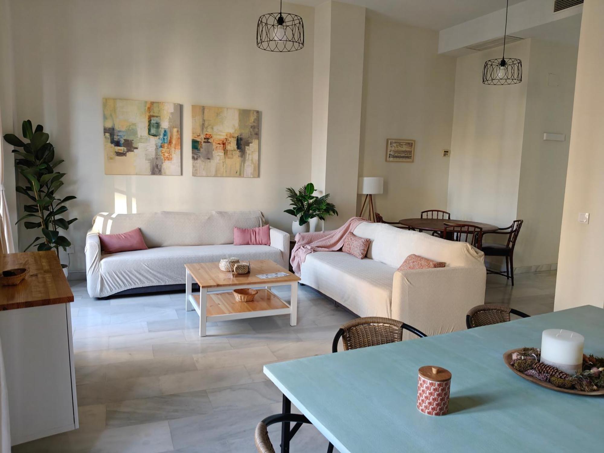 Charming Bright Apartment With Balconies On Cuesta Del Rosario Sevilla Kültér fotó