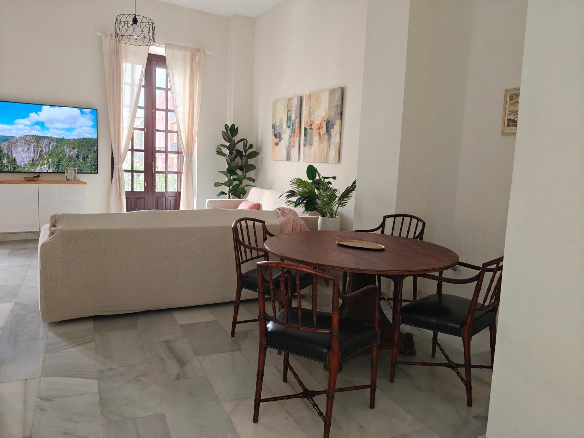 Charming Bright Apartment With Balconies On Cuesta Del Rosario Sevilla Kültér fotó